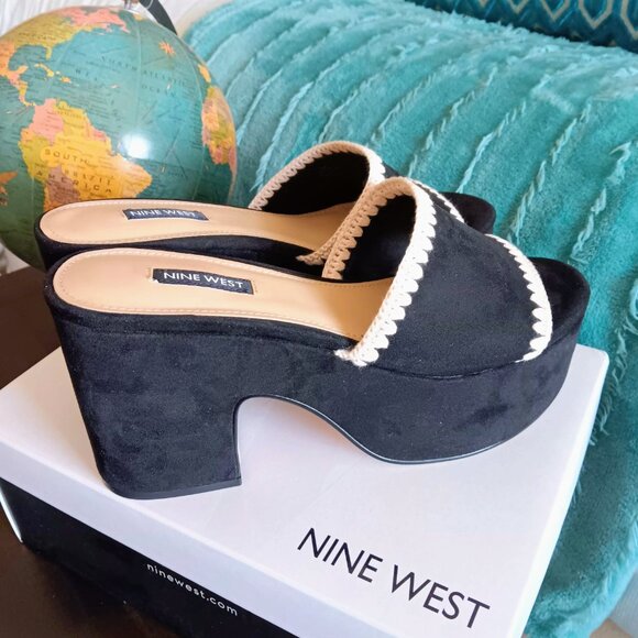 Nine west Yickie2 Platform Mules - Picture 3 of 11